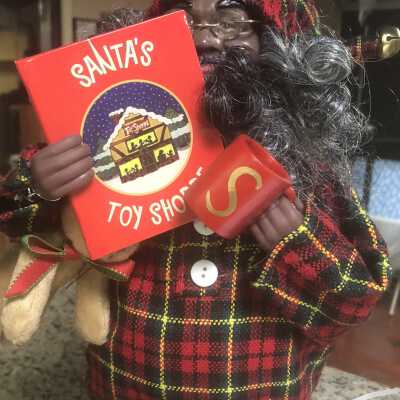 Santa with Toy Shoppe book
