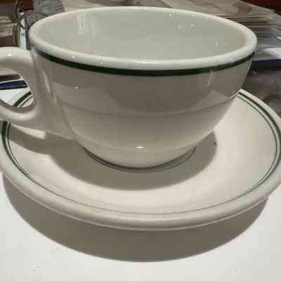 CMSTP&P Rr Lacrosse pattern cup and saucer