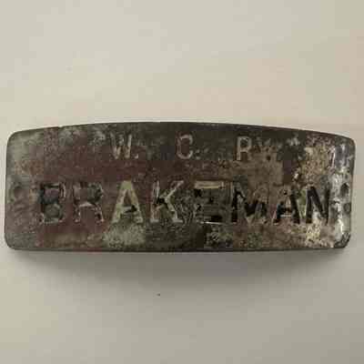 Wisconsin Central railway brakeman badge