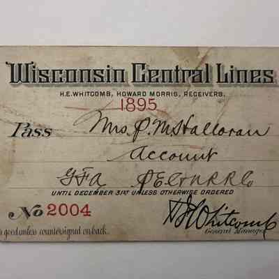 Wisconsin central lines 1895 pass