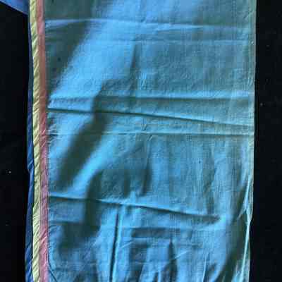 Blue rectangle textile