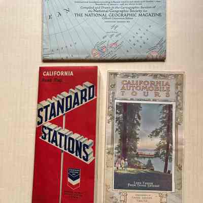 37. Vintage Maps of various locations