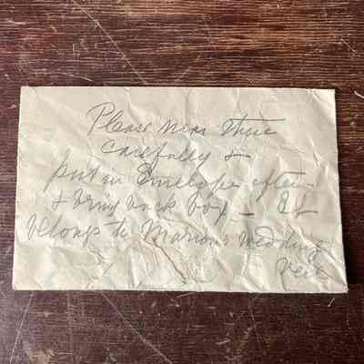 Note on envelope