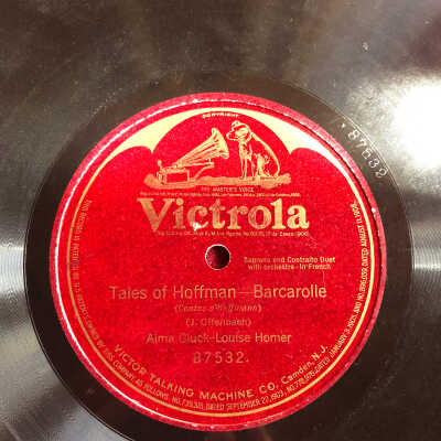 Victrola record Tales of Hoffman - Barcarolle - Alma Gluck and Louise Homer
