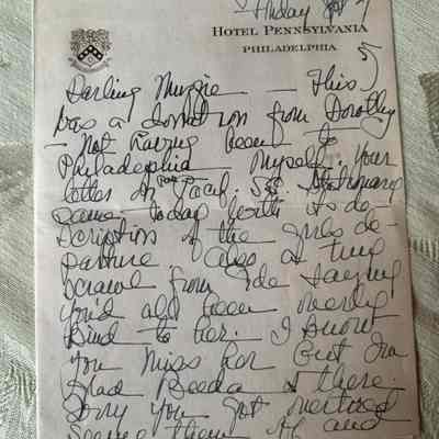Emelita’s letter from New Haven