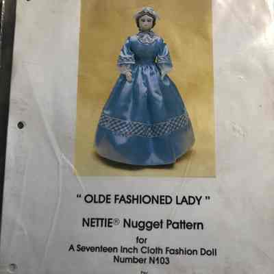 Olde Fashioned Lady. Pattern for a doll