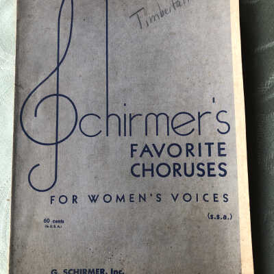 Schirmer’s Favorite Choruses for Women’s Voices