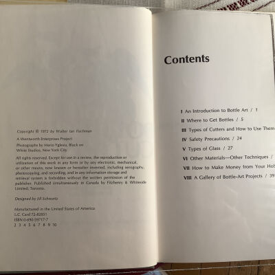 Copyright page and table of contents