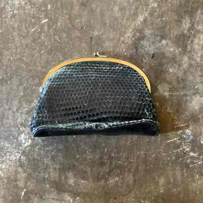 Black Snake Pattern Purse
