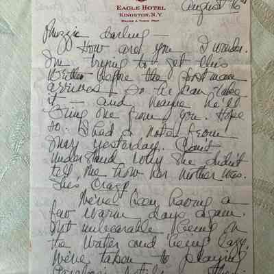 Emelita’s letter from Milford Connecticut
