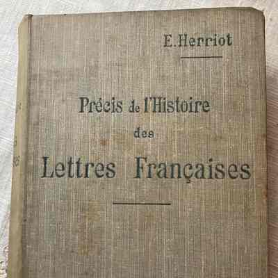Précis de l'Historire des Lettres Françses