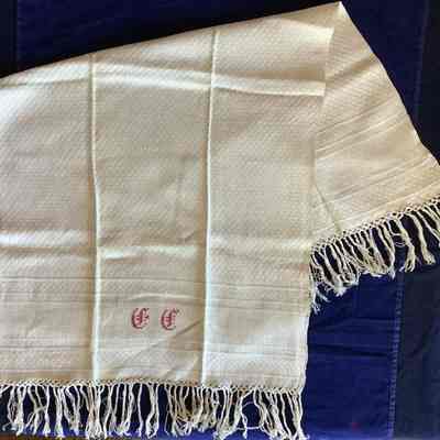 Monogrammed hand towel