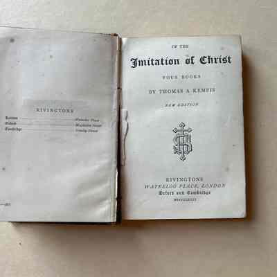 Small book representing three generations of owners given to Emma Bray by her maternal (Moses)grandmother re