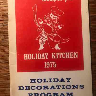 Recipes from Holiday Kitchen 1975