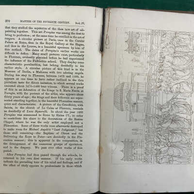 Bobby pin used as bookmark on page 270