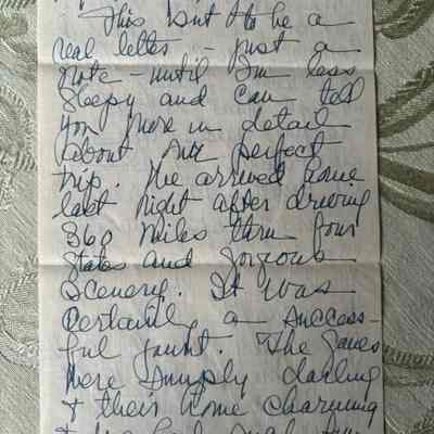 Emelita’s letter from Milford Connecticut