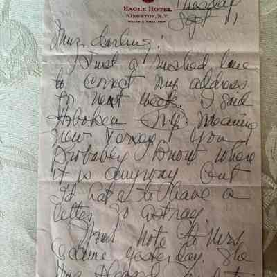 Emelita’s letter from Hoboken