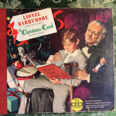 MGM record set: A Christmas Carol featuring Lionel Barrymore (Cover)