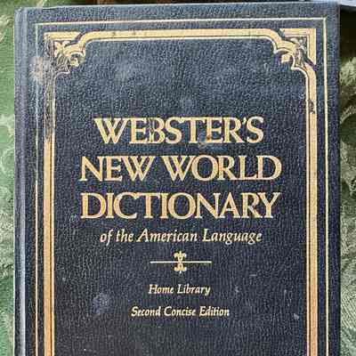 WEBSTER'S NEW WORLD DICTIONARY of the American Language
