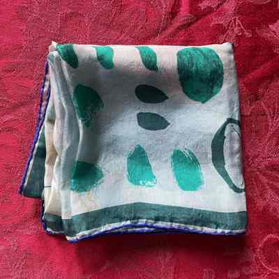 Multicolored Patterned Scarf