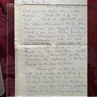 Letter to Emma from Helen
