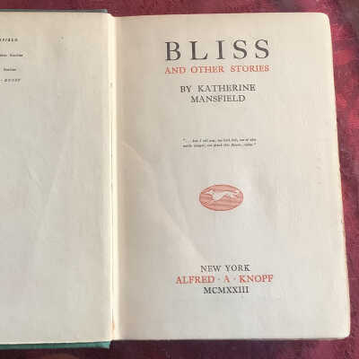 Bliss and Other Stories