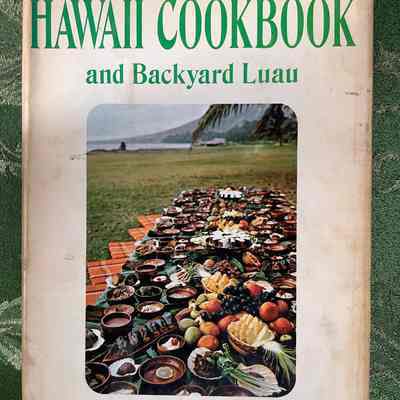 Hawaiian Cookbook and Backyard Luau