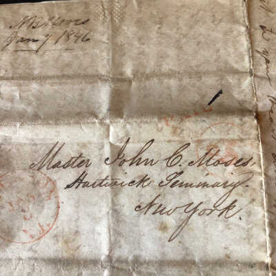 1846 letter Julia Ann Moses
