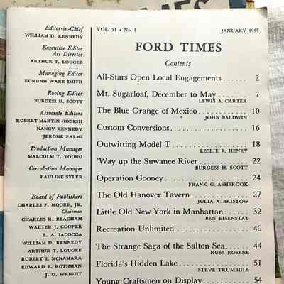 Table of contents