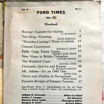 Table of contents