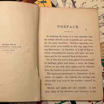 Copyright and first page of preface