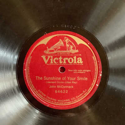 Victrola record The Sunshine of Your Smile - John McCormack