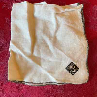 Initialed Handkerchief