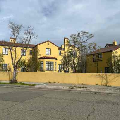 Edgar Cohen last home in Alameda at 3001 Bayo Vista which was part of the original Cohen Fernside Estate.His photographic studio above the garage at right.