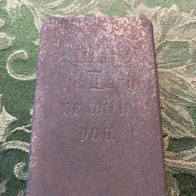 May The Lord Be With You. Bible. (Metal front cover)