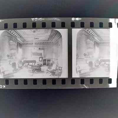 Photo negative of Fernside (inside)