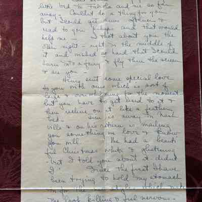 Letter to Emelita from Helen