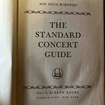 The Standard Concert Guide