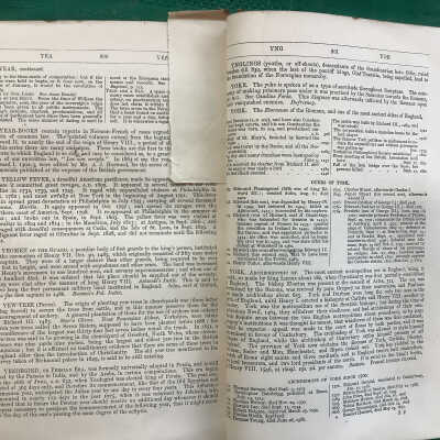 Paper bookmark found on page 801