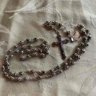 Black and Silver Rosary