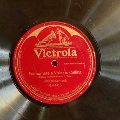 Victrola record Somewhere a Voice is Calling - John McCormack
