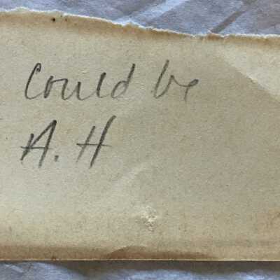 "Could be A.H."