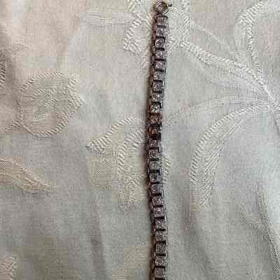 Silver Toned Chain Bracelet