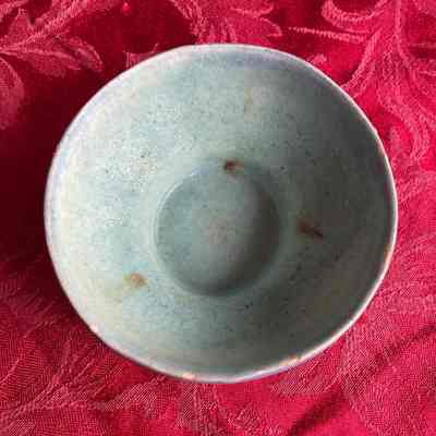 Small Blue Ceramic Bowl