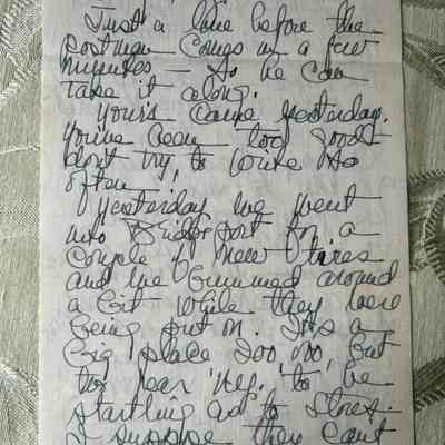Emelita’s letter from Milford Connecticut