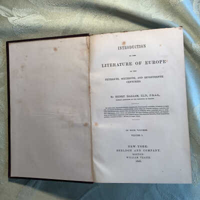 Hallam’s Works Vol. VII
