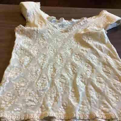 Lace undergarment with padded shoulders