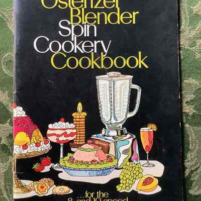 Osterizer Blender Spin Cookery Cookbook