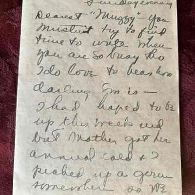 Letter to Emma from May