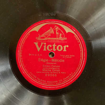 Victrola record Élégie—Mélodie - Enrico Caruso
